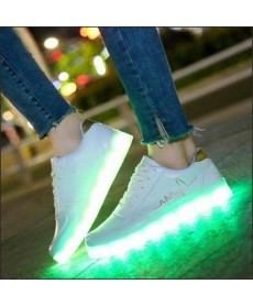 Delux Glow Light Up Led Sneakers